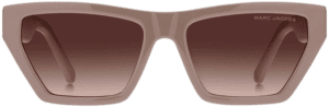 dark cream colored cat eye sunglasses